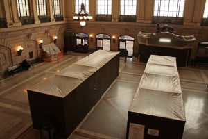 Restoring the main waiting room in the Hoboken Terminal